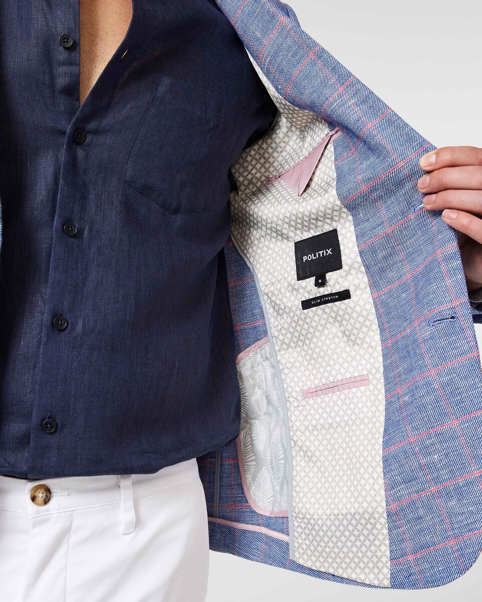 Brayfield Blazer, Blue Windowpane, hi-res